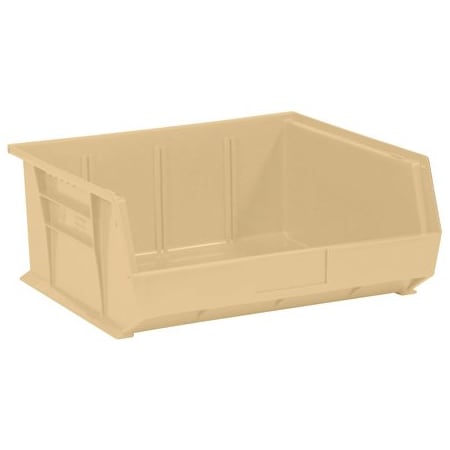 Bsc Preferred 14 3/4 x 16-1/2 x 7'' Ivory Plastic Stack & Hang Bin Boxes, 6PK BUY00014957